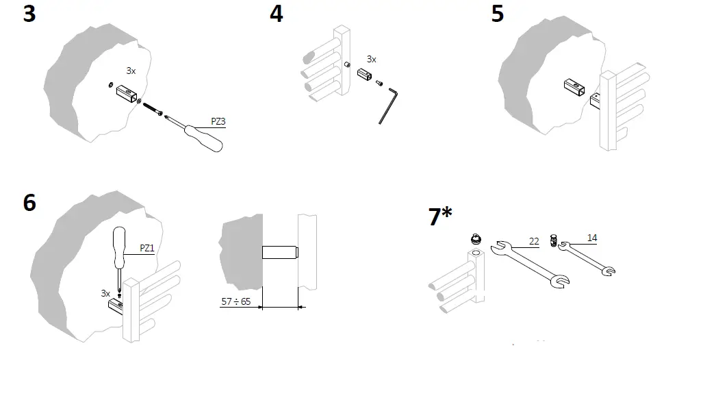 SCREWFIX-1705BTU-Hex-Radiator-fig-5