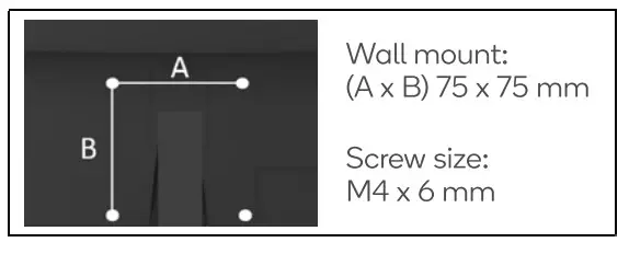 kogan KAMN32QF7TA 32QHD IPS Freesync Frameless Monitor - WALL BRAKET