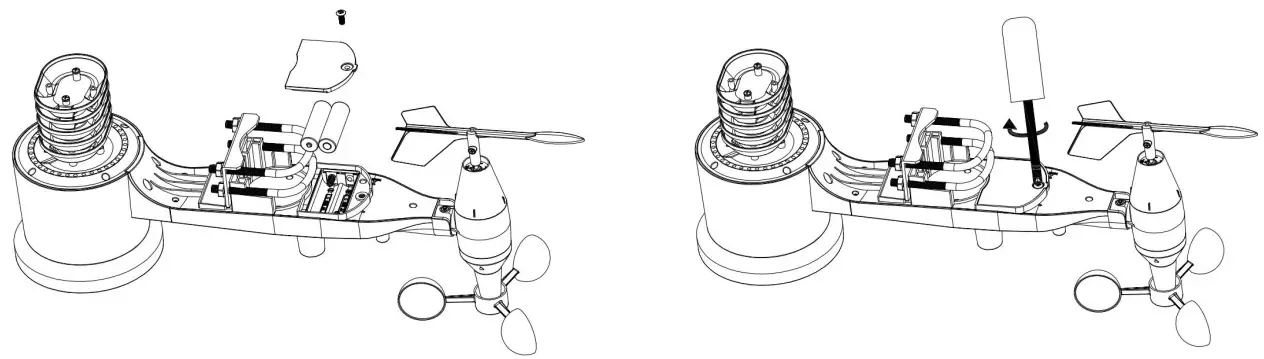 Battery installation