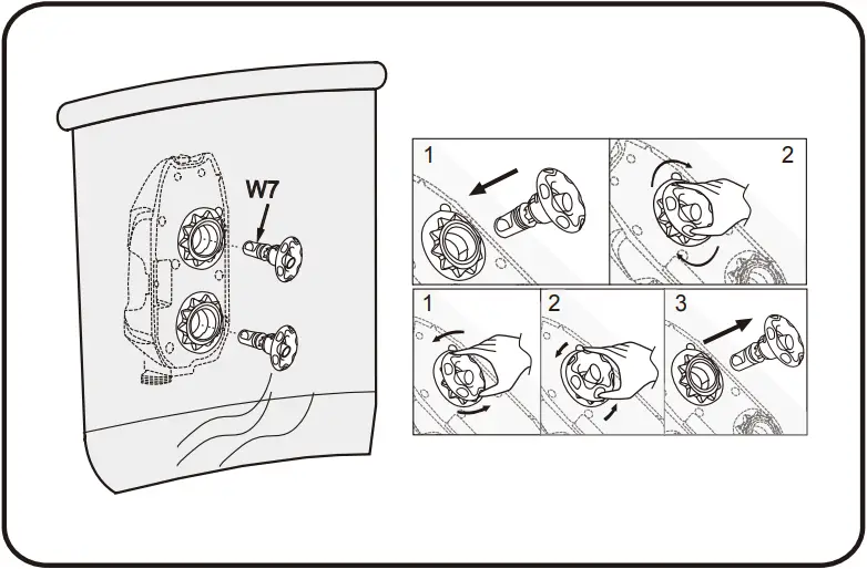 Bestway 56720E - COMFORT JET ASSEMBLY 3
