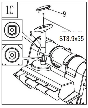 EARTHWISE-SN70016-16Inch-Snow-Thrower-FIG 6