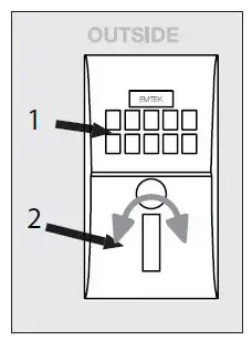 EMTEK Modern Styles Electronic Deadbolt Lock Sets-14