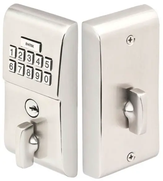 EMTEK Modern Styles Electronic Deadbolt Lock Sets