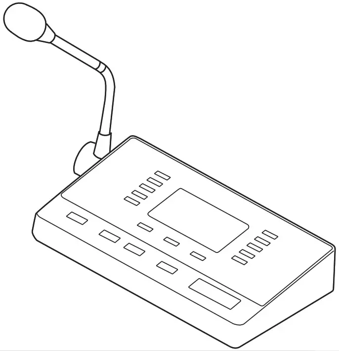 TOA RM 500 Remote Microphone - cover