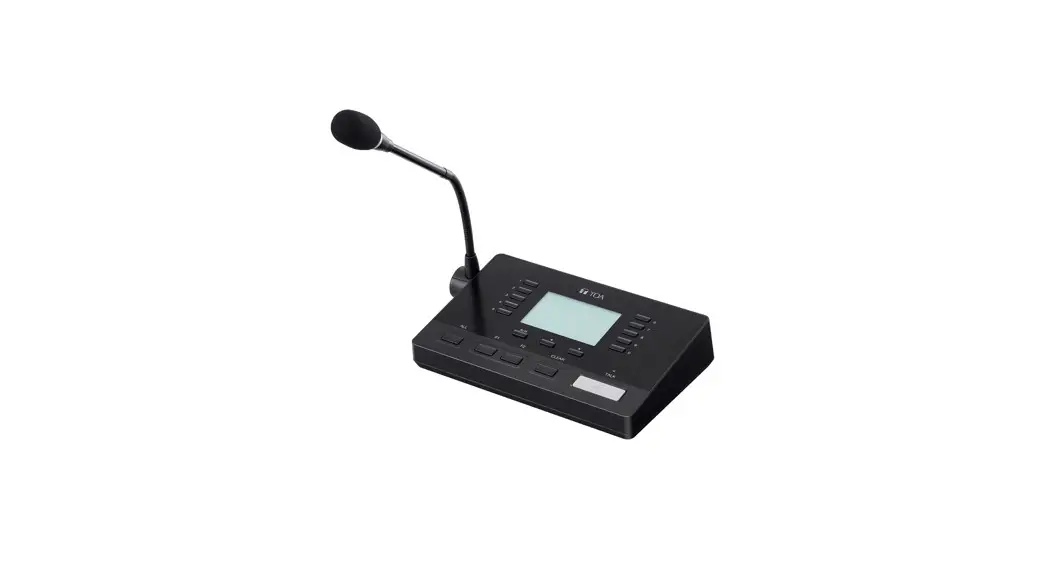 Toa Rm-500 Remote Microphone Instruction Manual Toa Rm-500 Remote Microphone Instruction Manual