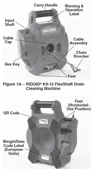 RIDGID-K9-12-FlexShaft-Drain-Cleaning-Machine-fig-1