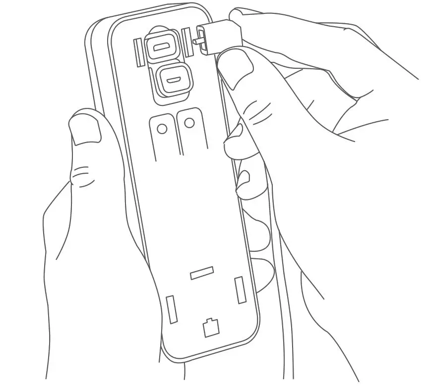 WASSERSTEIN Solar Panel Compatible with Wyze Video Doorbell Pro - Open the cover at the back of the doorbell to reveal