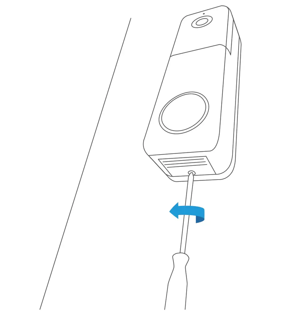 WASSERSTEIN Solar Panel Compatible with Wyze Video Doorbell Pro - Use the Wyze Video Doorbell Pro screwdriver to unscrew