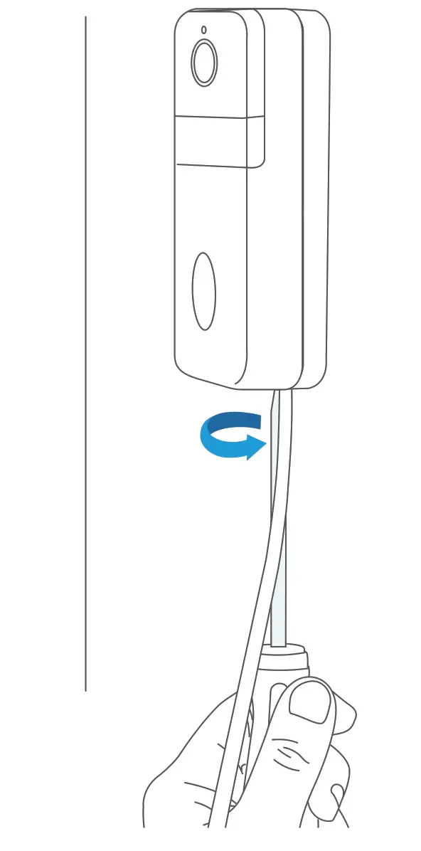 WASSERSTEIN Solar Panel Compatible with Wyze Video Doorbell Pro - Use the Wyze Video Doorbell Pro screwdriver