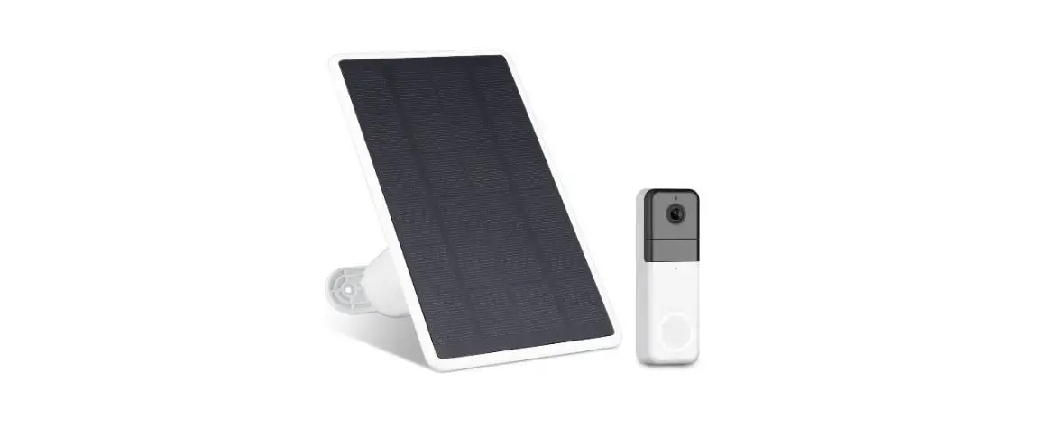Wasserstein Solar Panel Compatible With Wyze Video Doorbell Pro User Manual