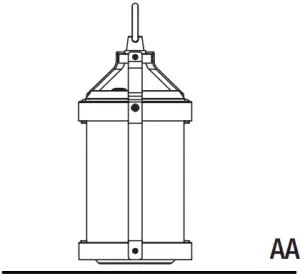 AA - Solar LED Lantern