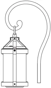 FIET LAN4RND Solar LED Lantern with Shepherd's Hook
