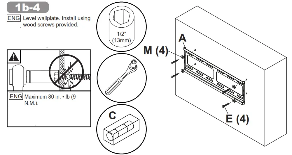 peerless AV TVFT650 TV Wall Mount - Fig 18