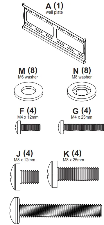 peerless AV TVFT650 TV Wall Mount - Fig