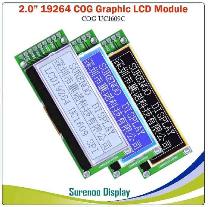 Surenoo SLG19264F Series Graphic LCD Module 2