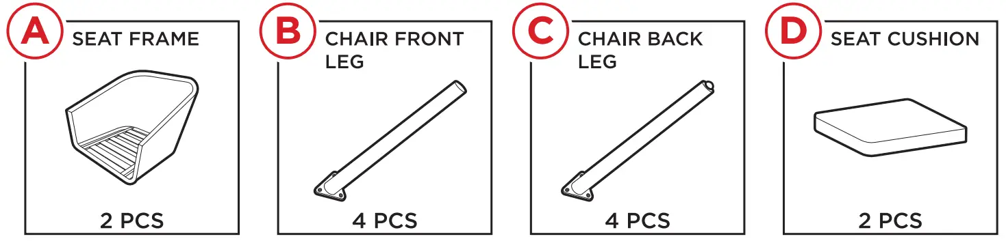 bcp SKY6430 2 Woven Wicker Patio Chairs - Fig 3