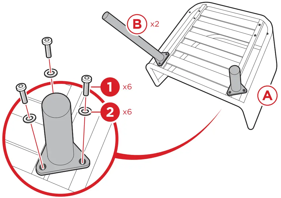 bcp SKY6430 2 Woven Wicker Patio Chairs - Fig 4
