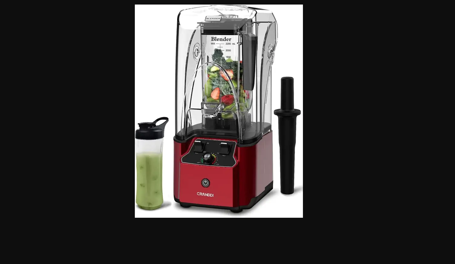 Cranddi K90 Commercial Quiet Blender Owner's Manual Cranddi K90 Commercial Quiet Blender Owner's Manual