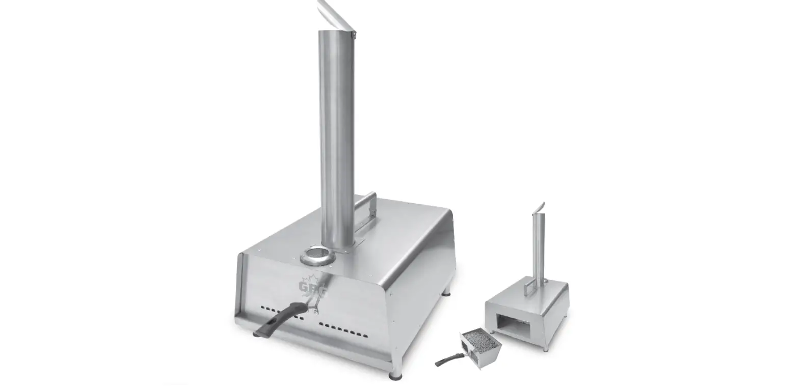 Gbg Pizzovss13 Deluxe Wood-fired Stainless Steel Pizza Oven Instruction Manual