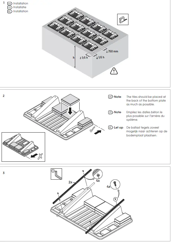 ubbink FRS60 Flat Roof Mounting System 5