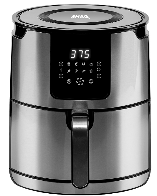 SHAQ GLA-502 6 qt 1700W Stainless Steel Digital Air Fryer