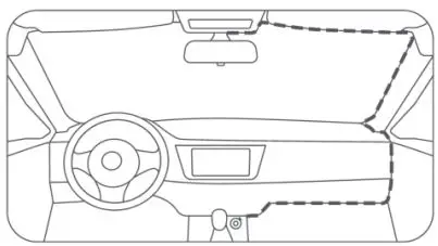 70mai A400-1 Dash Camera User Manual - Connecting the power supply