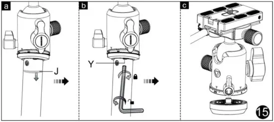 FIG 16 BALL HEAD REMOVAL OR ATTACHING TO TRIPOD.JPG