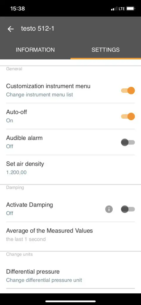 testo 545 Digital Lux Meter - Controls via testo Smart App 3