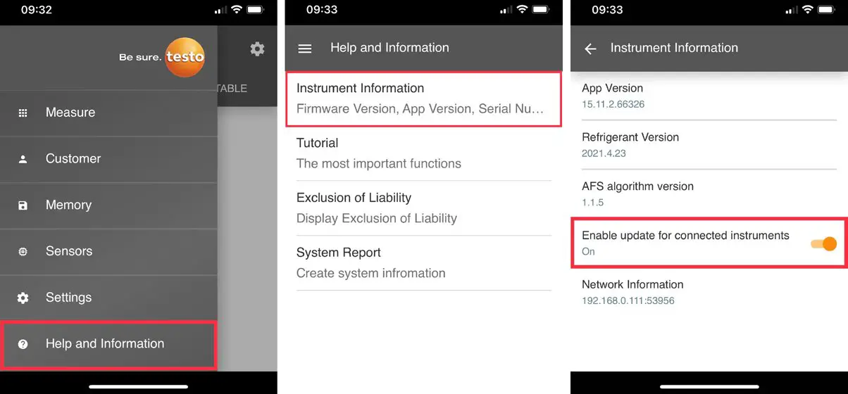 testo 545 Digital Lux Meter - Controls via testo Smart App 8