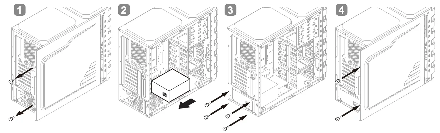 GIGABYTE GP-UD850GM Ultra Durable series 100-240V Power Supply 1