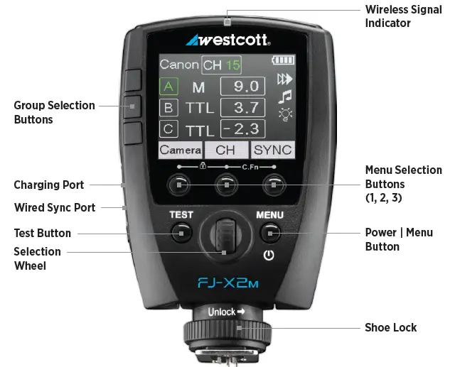 Westcott FJ-X2M Universal Wireless Flash Trigger with Sony Adapter 1