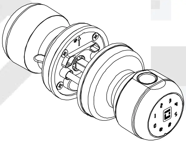 GeekTale K02 Smart Door Lock with Fingerprint and Keypad-