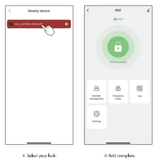 GeekTale K02 Smart Door Lock with Fingerprint and Keypad-device1