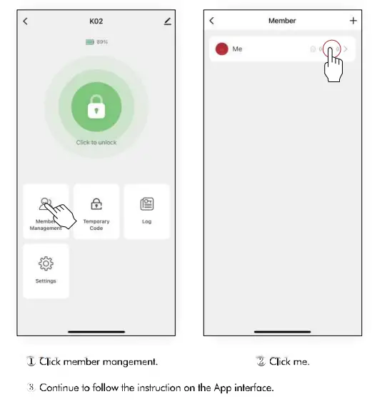 GeekTale K02 Smart Door Lock with Fingerprint and Keypad-device2