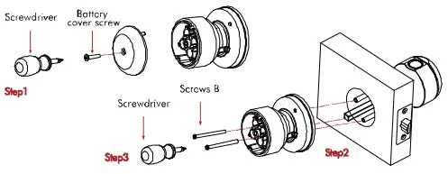 GeekTale K02 Smart Door Lock with Fingerprint and Keypad-knob1