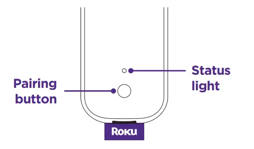 Roku Plus Series 55 Inch Class QLED 4K Smart TV - remote