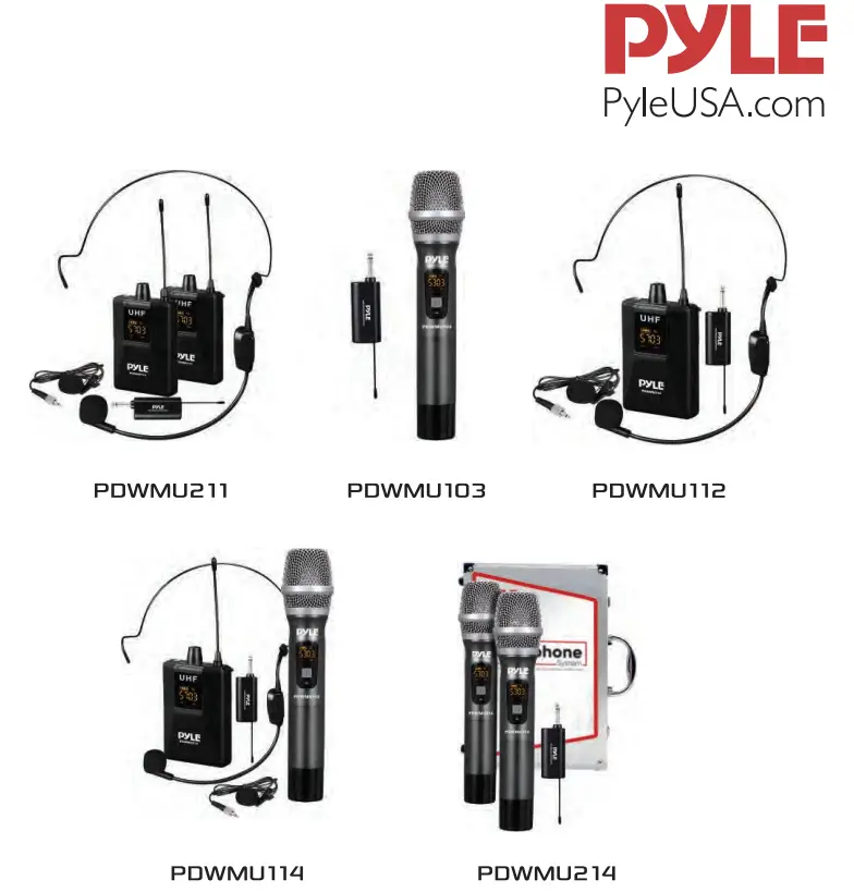 UHF Wireless Microphone System