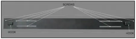 Wall mounted installation