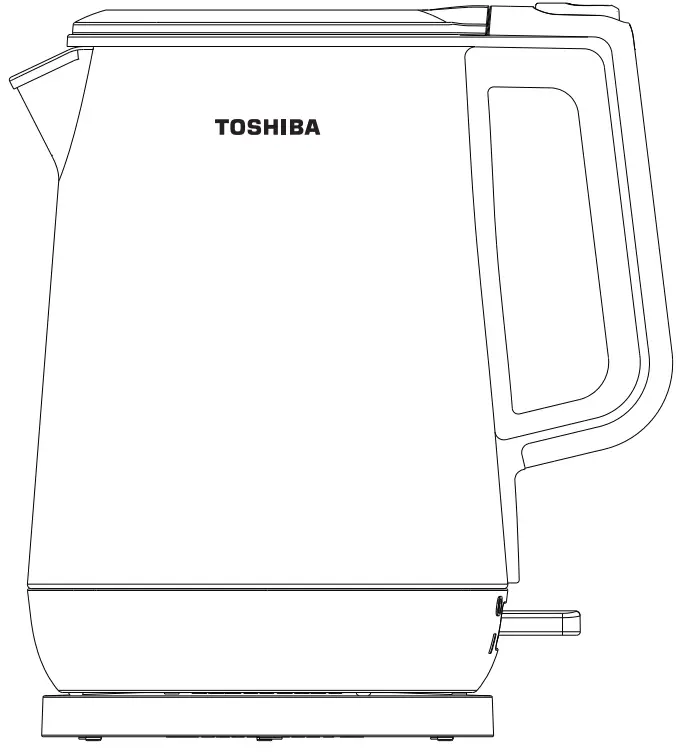 TOSHIBA KT-17DRRS Electric Kettle