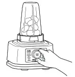 NINJA CO351B Series Foodi Power Blender and Processor System - 4 Turn the cup upside down and install on 1