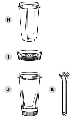 NINJA CO351B Series Foodi Power Blender and Processor System - parts 2