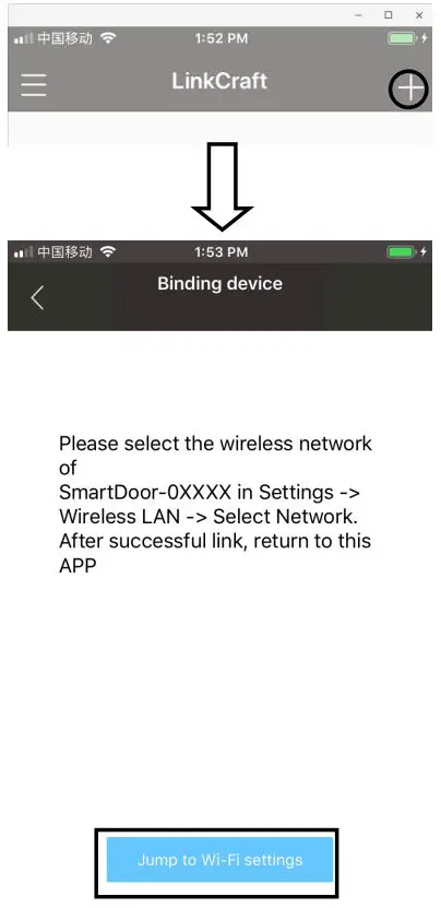 TOPENS TC186 WiFi Surveillance Built-in Relay Switch Camera User Manual - Login into the app and then click “+” to add a new WiFi camera
