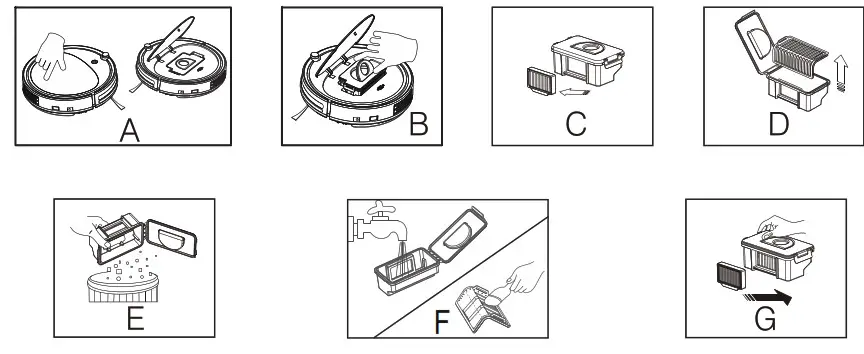 Pure Clean PUCRCX70 Smart Vacuum Cleaner-removal