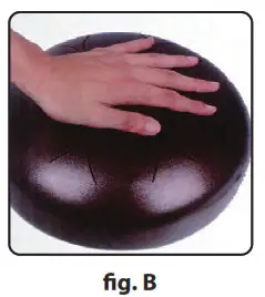 PYLE PSTLDRM78PU Professional Steel Tongue Drum-Fig b