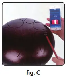 PYLE PSTLDRM78PU Professional Steel Tongue Drum-Fig c