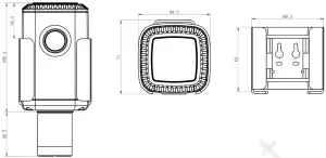 Milesight EM500 Series Environment Monitoring Sensor - Dimensions 2