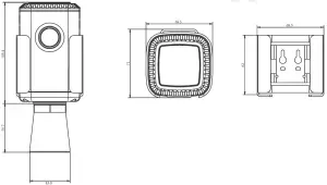 Milesight EM500 Series Environment Monitoring Sensor - Dimensions 3