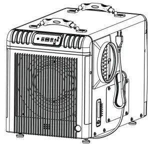 ALORAIR HDi90 Basement Dehumidifier with Pump