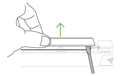 replace keycaps on a Razer keyboard