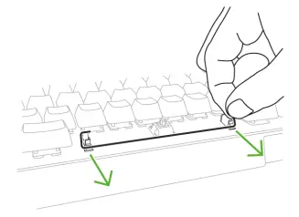 replace keycaps on a Razer keyboard